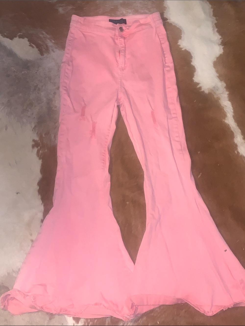 Women’s Pink Flared Pants